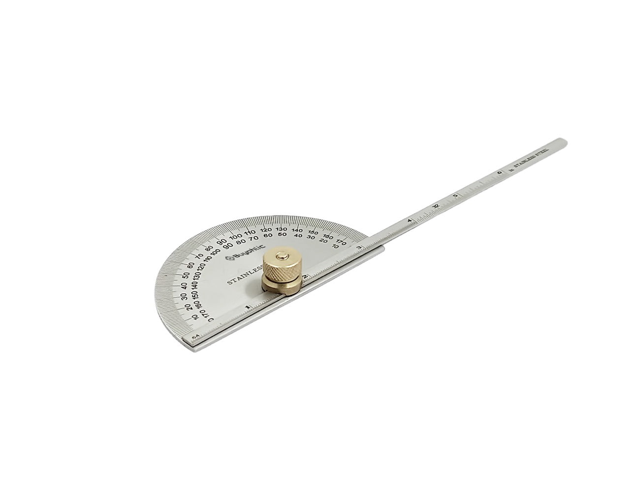 Protractor Cnc Buyohlic Stainless Steel Protractor 0-180 degrees Machine Tools