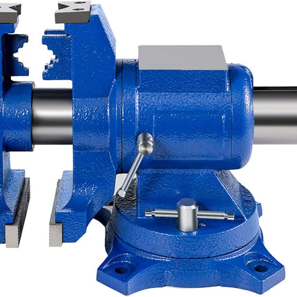 6" Heavy Duty  Double Swivel 360° Rotating Bench Vise