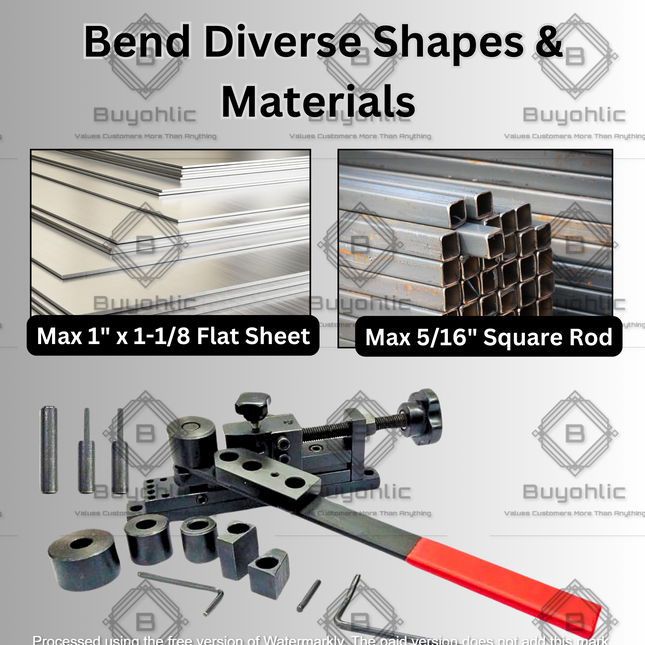 Universal Machine For Manual Bending Of Metal Bar, Tube, Pipe