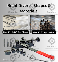 Universal Machine For Manual Bending Of Metal Bar, Tube, Pipe