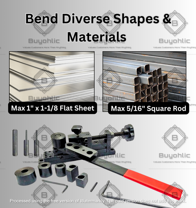 Universal Machine For Manual Bending Of Metal Bar, Tube, Pipe