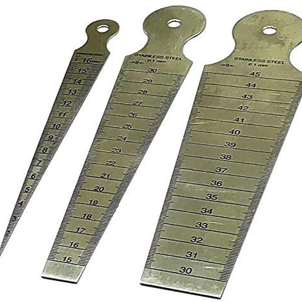 Stainless Steel Measuring Tool, Workshop Machine Tools (Set of 1 x 6" Rulers, 1 x 12" Ruler, 3 x Bore Gauges & 1x 6" Depth Gauge cum Ruler)