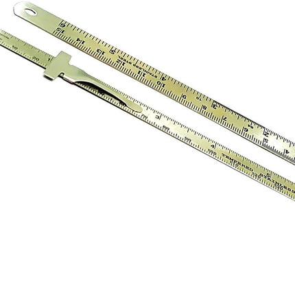 Stainless Steel Measuring Tool, Workshop Machine Tools (Set of 1 x 6" Rulers, 1 x 12" Ruler, 3 x Bore Gauges & 1x 6" Depth Gauge cum Ruler)