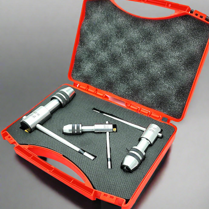 Buyohlic Set of 3 Reversible Ratchet Adjustable Tap Wrench with Plastic Case
