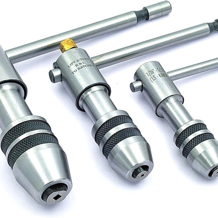 Buyohlic Set of 3 Reversible Ratchet Adjustable Tap Wrench with Plastic Case