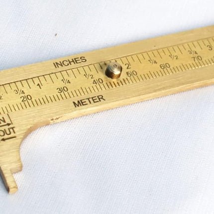 Brass Vernier Gauge 4" (100 mm) Measuring Bead Wire Jwellery Tool