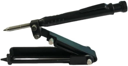Buyohlic Aluminum Alloy Scribe Tool with Deep Hole Pencil, Construction Pencil Multi-function Scribing Tool- Construction Pencil