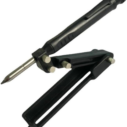Buyohlic Aluminum Alloy Scribe Tool with Deep Hole Pencil, Construction Pencil Multi-function Scribing Tool- Construction Pencil