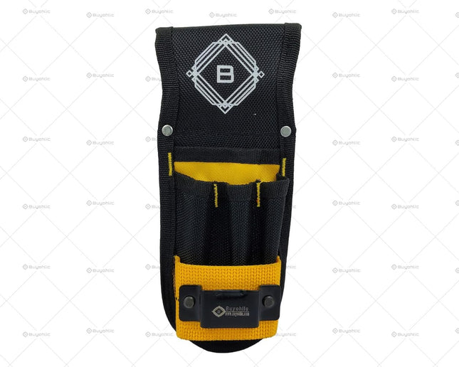 Small Tool Pouch / Bag Utility Tool Organizer with Tape Measure Holder, Electrician Tool Pouch for Belt