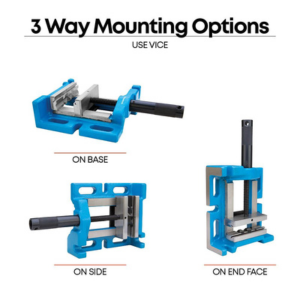 Unigrip 3 Way drill press vice vise | High accuracy | Hi-grade cast Iron II Heavy Duty