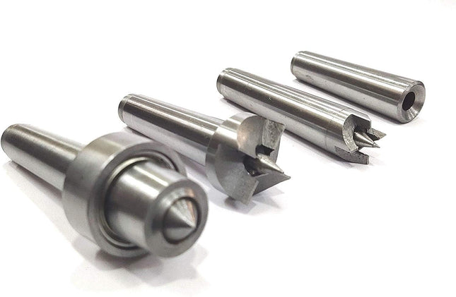 4PCS MT2 Wood Lathe Live Center Drive Spur Cup MT2 Arbor