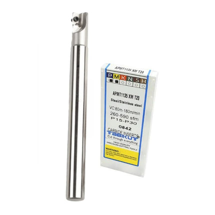 Indexable Insert Endmill 10MM II  Single POCKET II 10 Pcs APMT1135 Carbide Inserts Free