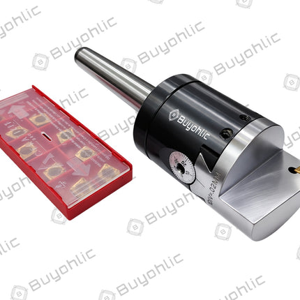Head Diameter 50 mm Indexable Boring Head with Indexable Inserts Box ~ 1 Div : 0.02 mm