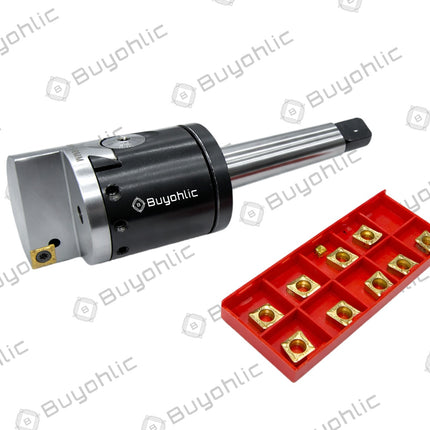 Head Diameter 50 mm Indexable Boring Head with Indexable Inserts Box ~ 1 Div : 0.02 mm