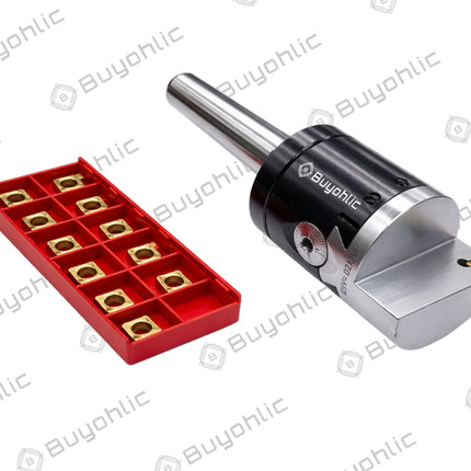 Head Diameter 50 mm Indexable Boring Head with Indexable Inserts Box ~ 1 Div : 0.02 mm