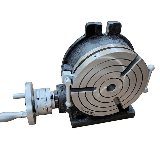 Buyohlic Horizontal Vertical HV8 8" (200 mm) -3 slots Rotary Milling Indexing Table