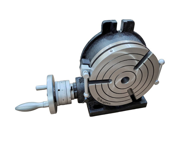 Buyohlic Horizontal Vertical HV8 8" (200 mm) -3 slots Rotary Milling Indexing Table