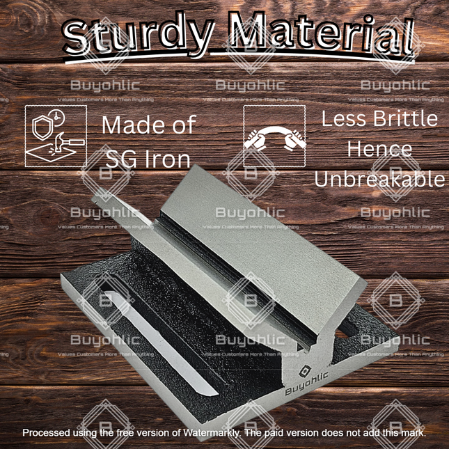 V Block Jig Fixture For Center Drilling Of A Round Work-piece 2" Capacity