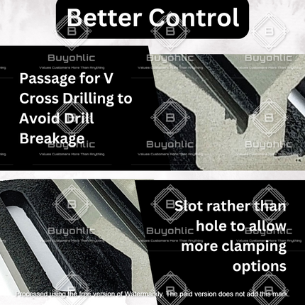 V Block Jig Fixture For Center Drilling Of A Round Work-piece 2" Capacity