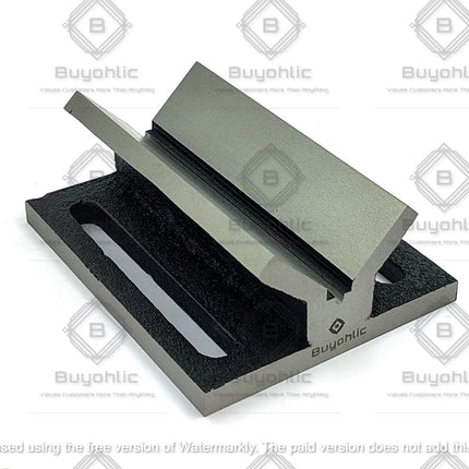 V Block Jig Fixture For Center Drilling Of A Round Work-piece 2" Capacity