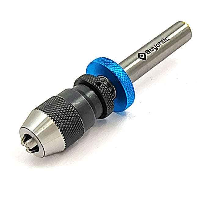 Buyohlic Micro Fine Drill Adaptor Miniature Quill 0-1/8 INCH/ 0-3MM JT0 Keyless Drill Chuck Taper to mount Drill Chuck