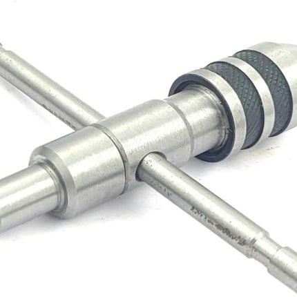 Precision Guiding Tap 3 Pcs Set Wrenches with Freely Spinnable Cap -Design with Accurate Runout Control with Plastic Box