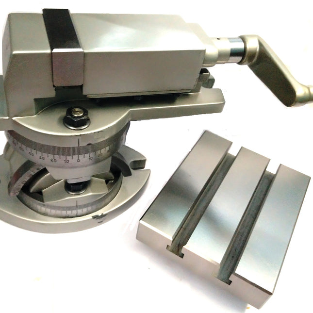Jaw Width 2'' Inches 50 mm Modular Machine Vice Cum Slotted Table