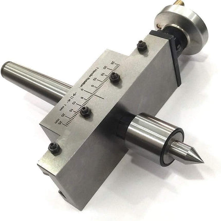 New Taper Turning Attachment Off-setting Revolving Center Metric Tool With Plastic Suitcase