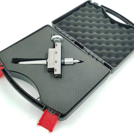 New Taper Turning Attachment Off-setting Revolving Center Metric Tool With Plastic Suitcase