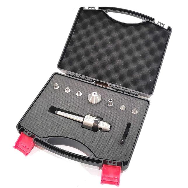 Precision run out under 10 micron multi point bullet live revolving center