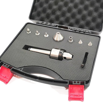 Precision run out under 10 micron multi point bullet live revolving center