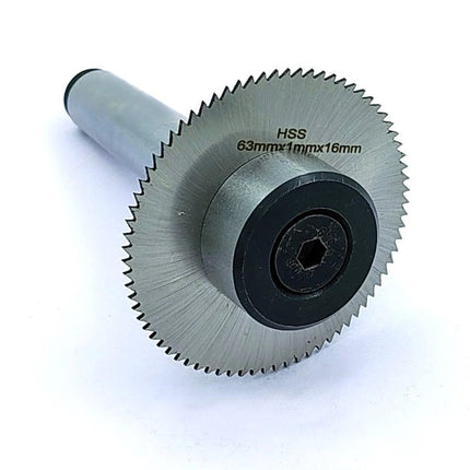 Slitting Saw Holder Arbor With Circular Saw Blade