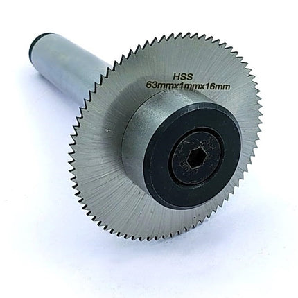 Slitting Saw Holder Arbor With Circular Saw Blade