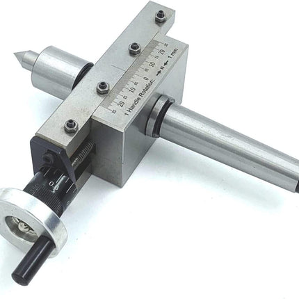 New Taper Turning Attachment Off-setting Revolving Center Metric Tool With Plastic Suitcase