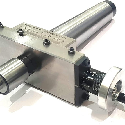 New Taper Turning Attachment Off-setting Revolving Center Metric Tool With Plastic Suitcase