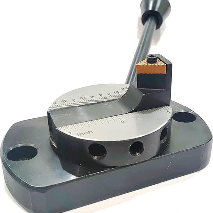 Buyohlic Lathe's Oval Base Ball Turning Attachment with Size Scale
