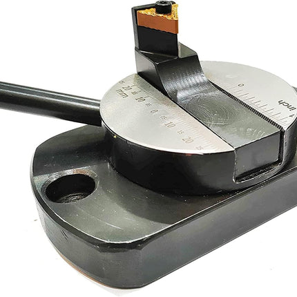 Buyohlic Lathe's Oval Base Ball Turning Attachment with Size Scale