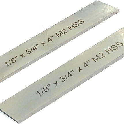 HSS Blades 1/8" x 3/4" (Wide) x 4" (Long) for Lathe Parting Cut Off & Tool Holders (Copy)