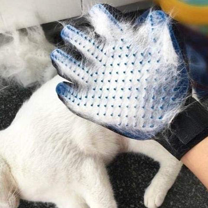 Buyohlic Grooming Mitt for Dogs, Cats, Rabbits & Horses with Long/Short/Curly Hair | Pet Hair Gloves for Pet Hair Removal Pet Grooming Glove - Gentle Deshedding Brush Glove
