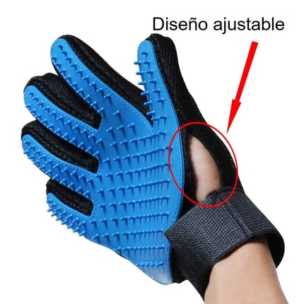 Buyohlic Grooming Mitt for Dogs, Cats, Rabbits & Horses with Long/Short/Curly Hair | Pet Hair Gloves for Pet Hair Removal Pet Grooming Glove - Gentle Deshedding Brush Glove