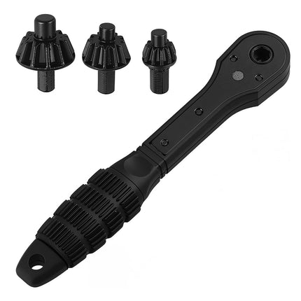 Buyohlic 3-in-1 Mini Ratchet Drill Chuck Key – Universal Wrench Replacement for Electric Drills & Power Tools