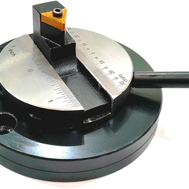 Buyohlic Lathe's Round Base Ball Turning Attachment with Size Scale