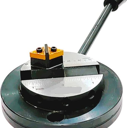 Buyohlic Lathe's Round Base Ball Turning Attachment with Size Scale