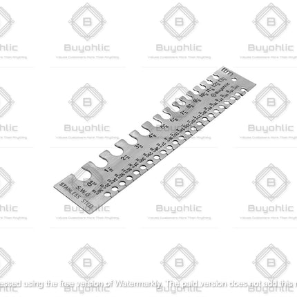 SWG Metal Wire Sheet Thickness Diameter Gauge