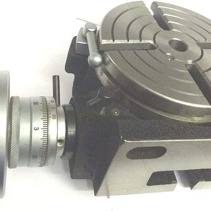 HV6 Rotary Table 4 Slot 6" 150 mm With Tailstock & dividing Indexing Plates Set