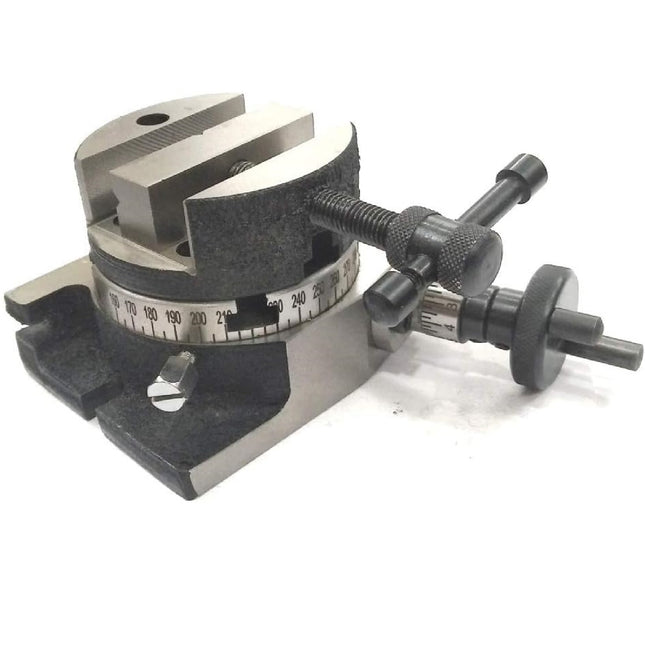 3" (80 mm) Milling Indexing HV Rotary Table with Round Vice- Metal Working
