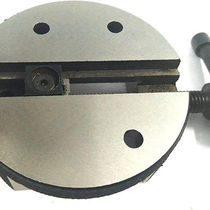 HV 4" (100 mm) Regular Milling Indexing Horizontal Vertical Rotary Table with Round Vice- Metal Working