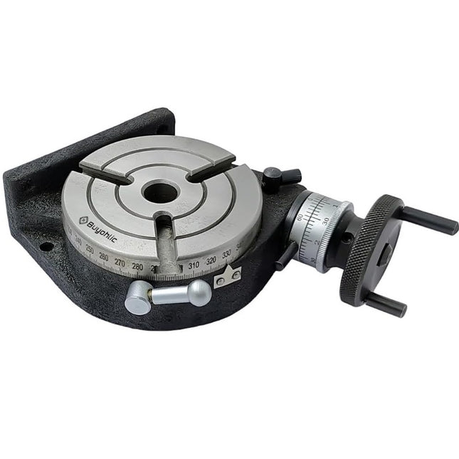 Horizontal Vertical 4" Inch II 100 mm - MT2 Center Bore Regular Rotary Milling Tables