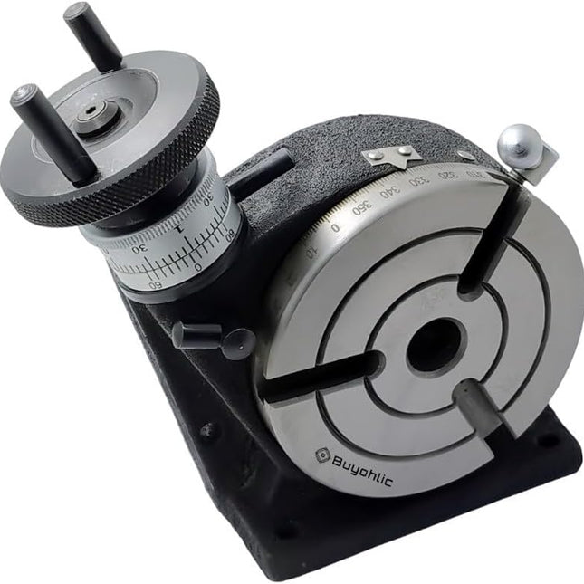 Horizontal Vertical 4" Inch II 100 mm - MT2 Center Bore Regular Rotary Milling Tables