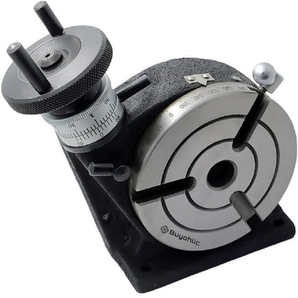 Horizontal Vertical 4" Inch II 100 mm - MT2 Center Bore Regular Rotary Milling Tables